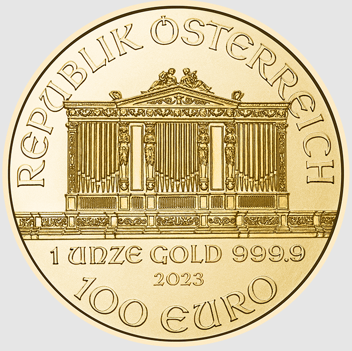 Austrian Philharmonic 2023 1Oz Gold Coin