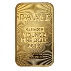 2023 PAMP Suisse Bar 1 Ounce Gold Bar