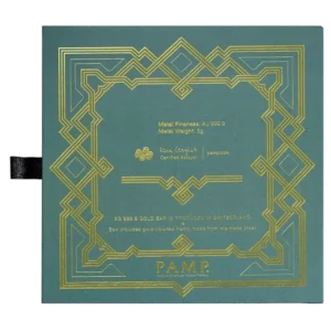 PAMP Suisse Arabian Falcon 5 Grams Gold Bar with Hanger