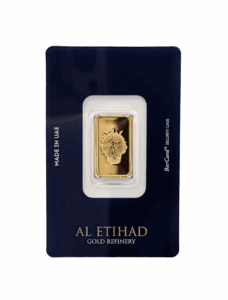 Al Etihad 5g Flower Baskets Gold Bar in Security Packaging