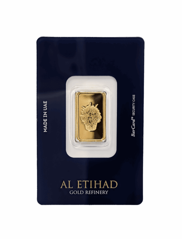 Al Etihad - Flower Basket 5 Grams Gold Bar 999.9