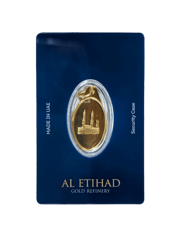 Al Etihad - Mecca 5 Grams Gold Pendant 999.9