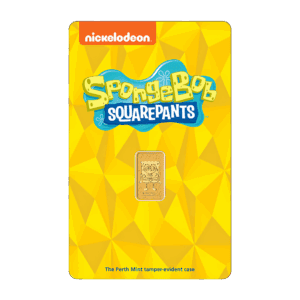 Perth Mint – 2025 SpongeBob SquarePants 1 Gram 9999 Gold Bar (Limited Edition)