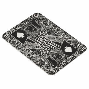 PAMP Suisse King of Spades 1oz silver coin shaped like a playing card with intricate engraved details