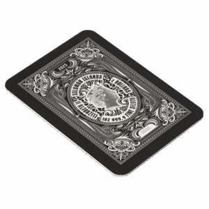 PAMP Suisse King of Spades 1oz silver coin shaped like a playing card with intricate engraved details