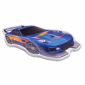 Hot Wheels 24/Seven shaped 1oz silver coin by PAMP Suisse in colorful packaging