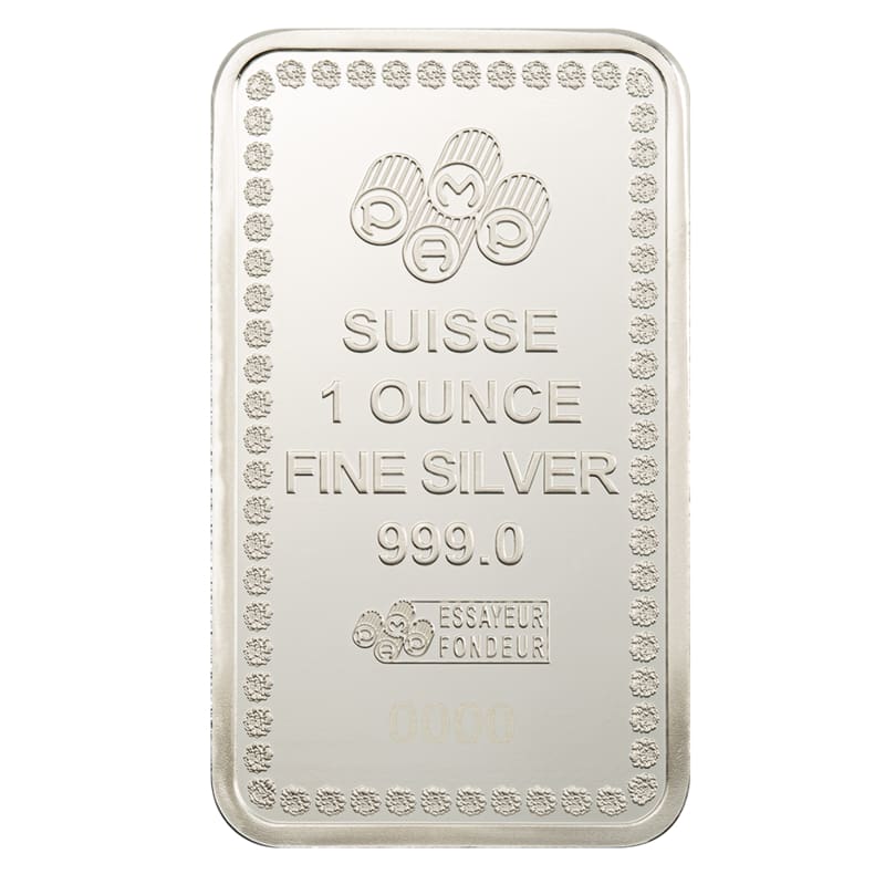 2025 PAMP Suisse Diwali Lakshmi & Rangoli 1oz Silver Bar with CertiPAMP Assay Card