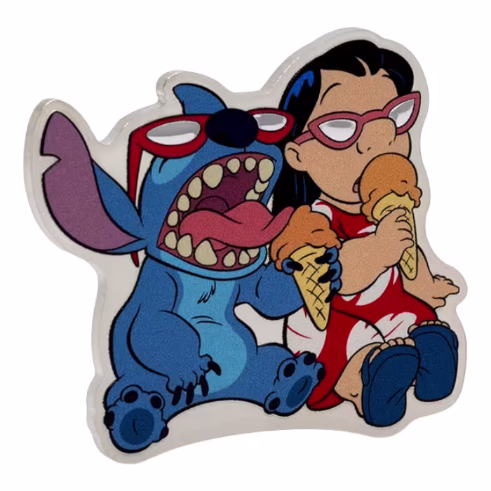 2025 Disney Stitch Mmmm Ice Cream 1oz Silver Coloured Proof Coin – Niue Limited Edition