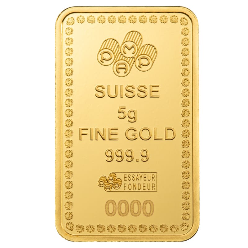2025 PAMP Suisse Diwali Lakshmi & Rangoli 5g Gold Bar in CertiPAMP Assay Card with festive packaging