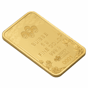 2025 PAMP Suisse Good Luck Yellow Dragon 5g 999.9 Gold Minted Bar in CertiPAMP Assay Card