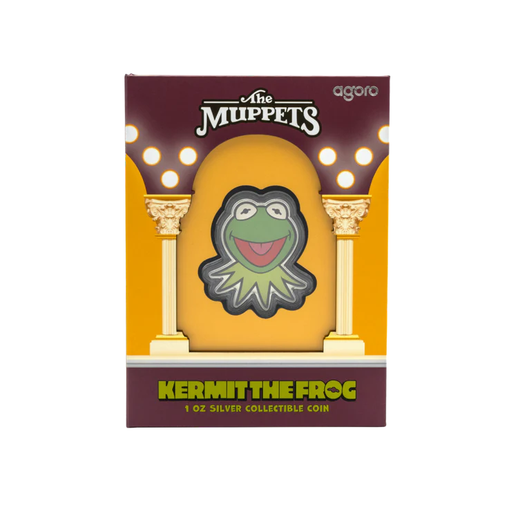 Disney The Muppets Kermit The Frog 1oz Silver Collectible Coin – 2025 Limited Edition Proof