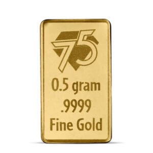 Peanuts Snoopy 75th Anniversary 0.5g Gold Bar