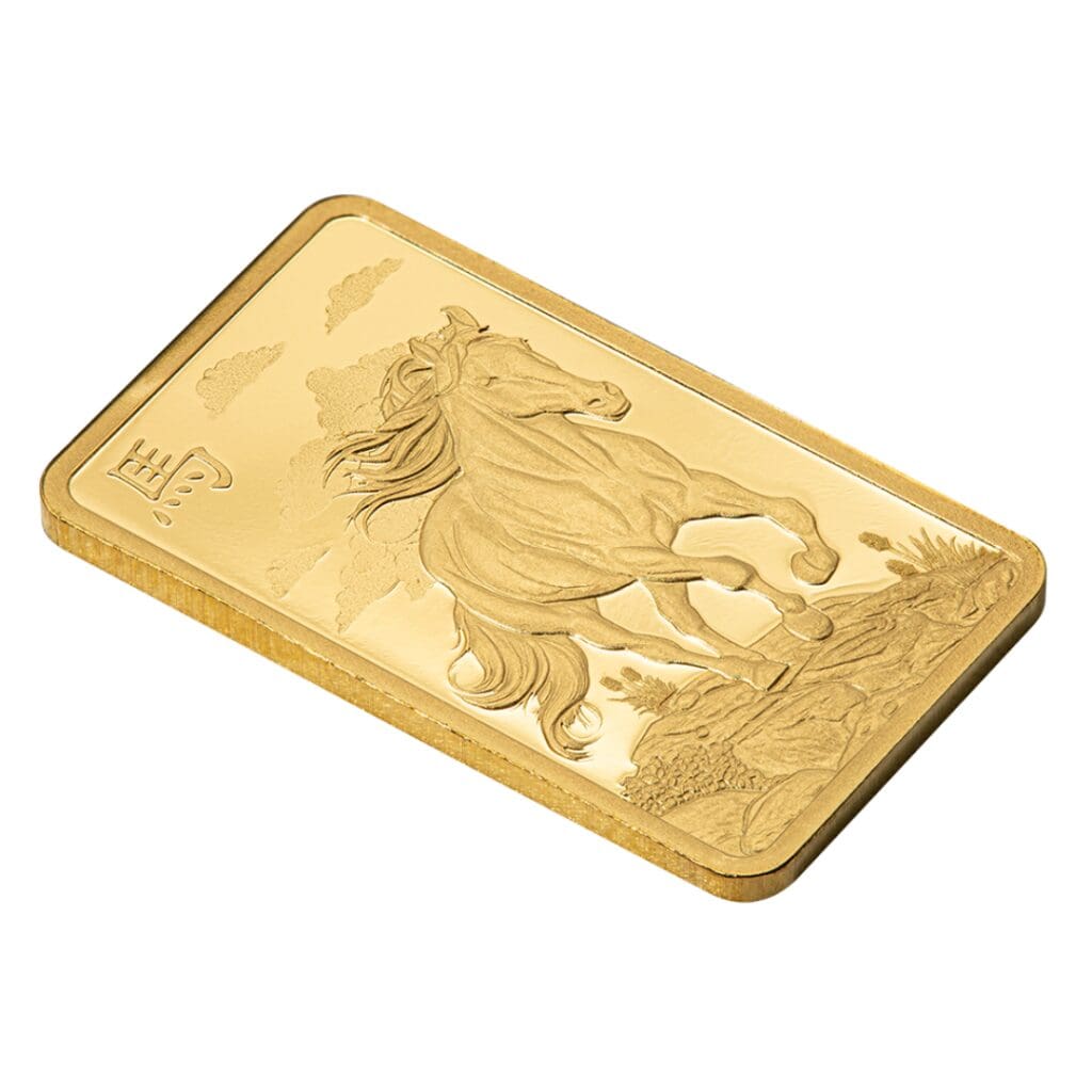 PAMP Suisse 2026 Year of the Horse 5g Gold Bar in CertiPAMP Packaging