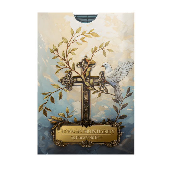 PAMP Suisse Cross of Christianity 5g Gold Bar in CertiPAMP Packaging