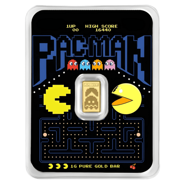 PAC-MAN 45th Anniversary 1 Gram Gold Bar – 999.9 Fine
