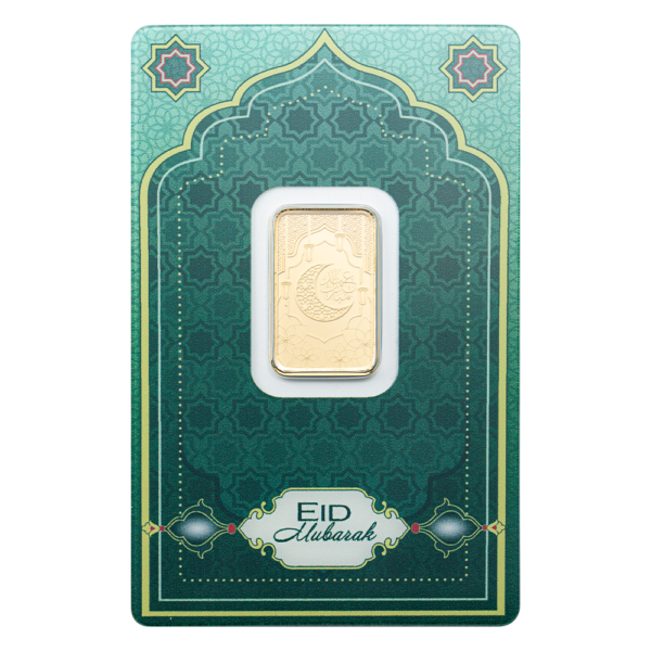 PAMP Suisse Eid Mubarak 5 Grams Gold Bar – Limited Edition (999.9 Fine)