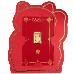 PAMP Suisse Lucky Cat 2.5 Grams Gold Bar (Limited Edition)