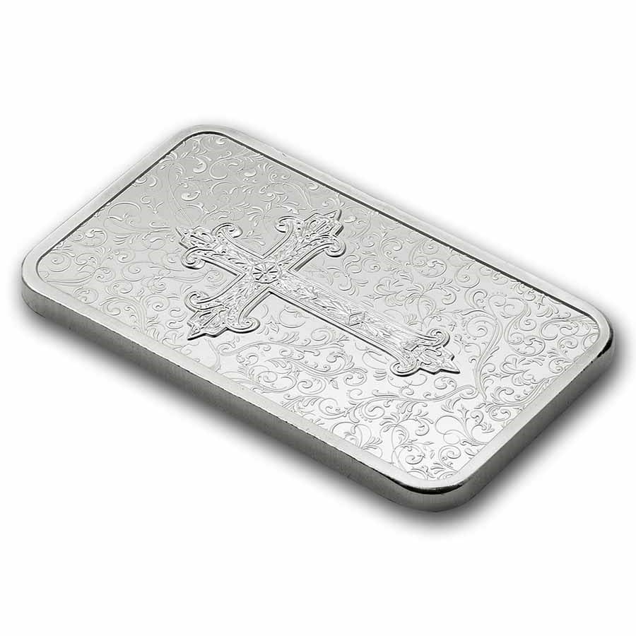 PAMP Suisse Cross of Christianity 1 oz Silver Bar (Limited Edition)