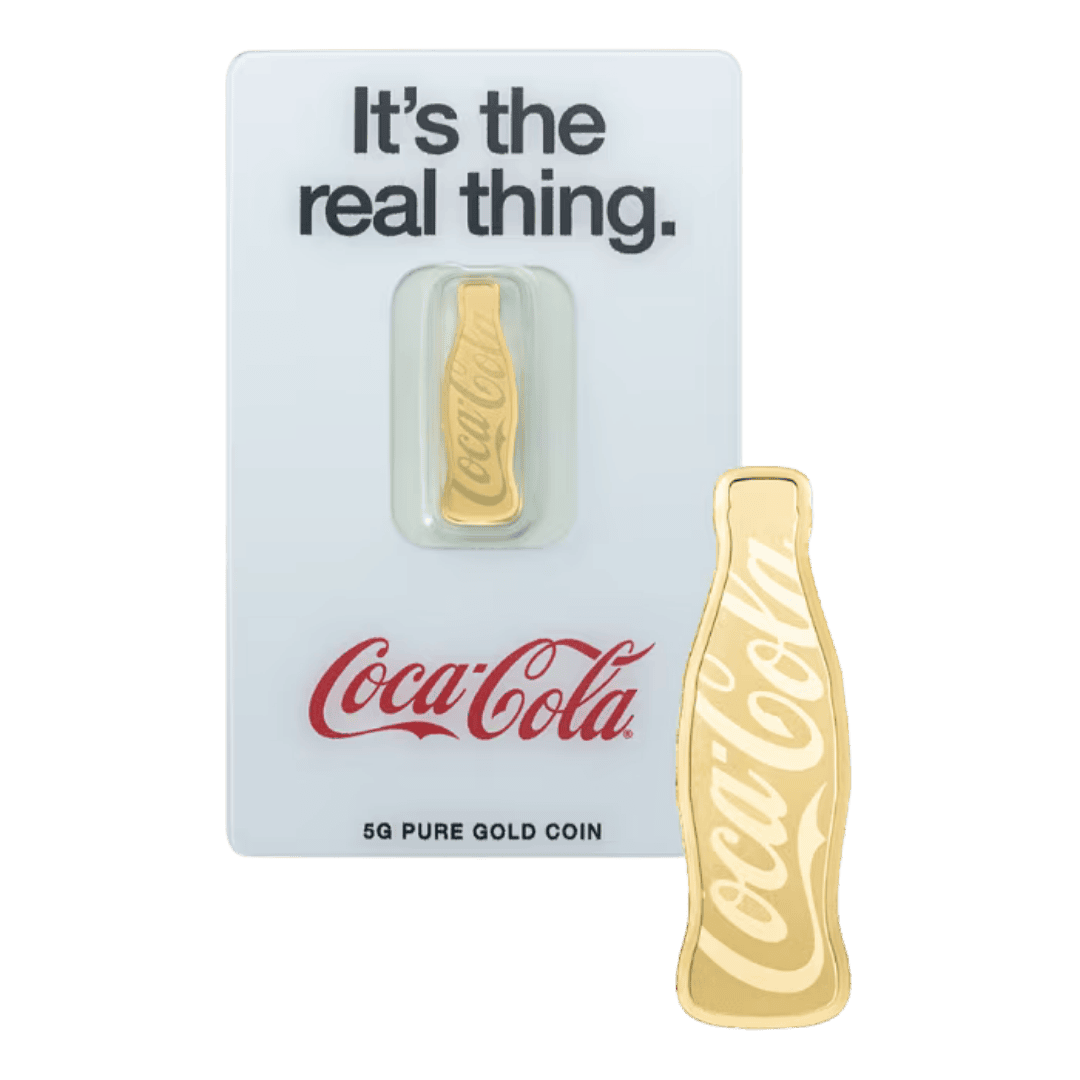 PAMP Suisse Coca-Cola® 140 Years Anniversary 5 Gram Gold Bar (Limited Edition)