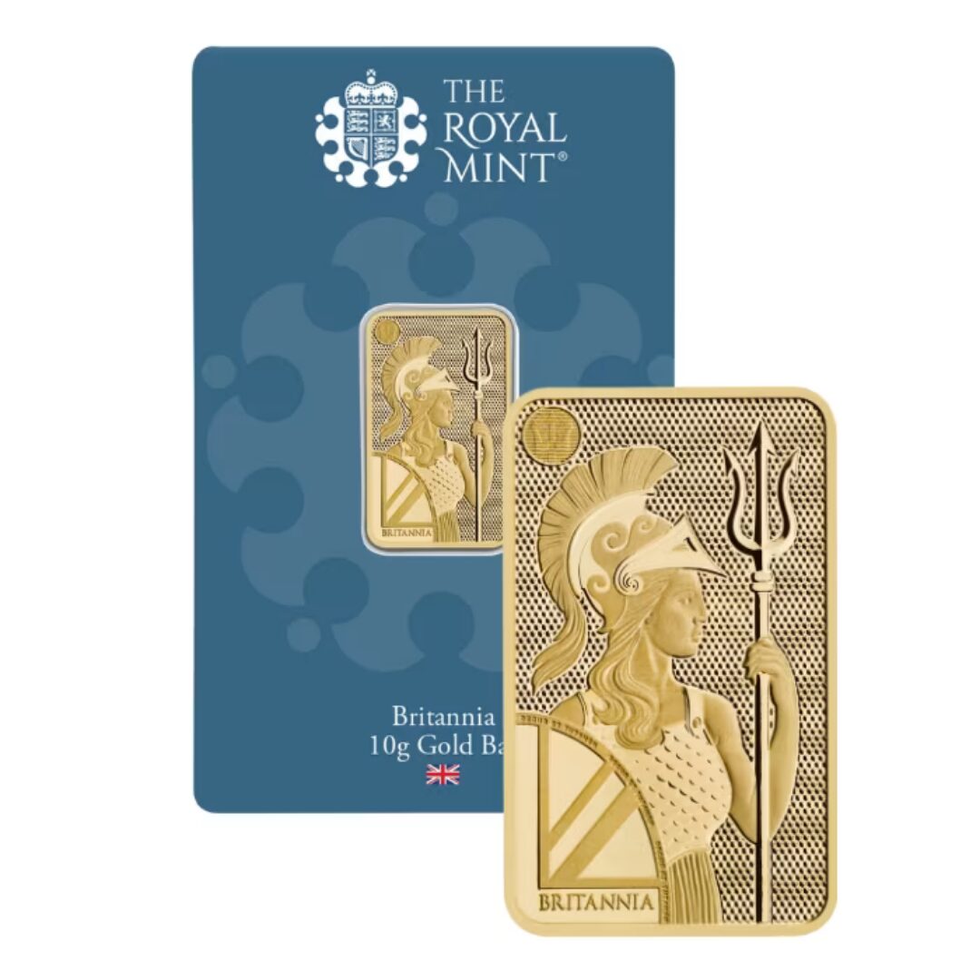 The Royal Mint – Britannia 10 Gram Gold Minted Bar (.9999 Fine Gold)
