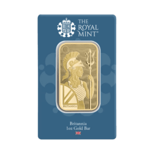 The Royal Mint – Britannia 1 oz Gold Minted Bar (.9999 Fine Gold)