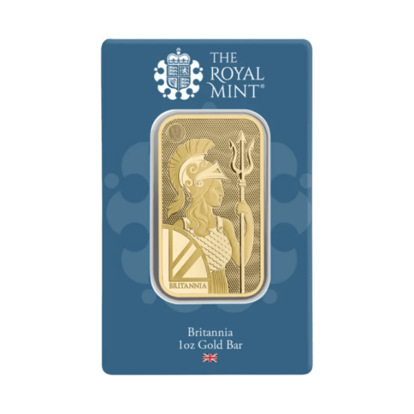 The Royal Mint – Britannia 1 oz Gold Minted Bar (.9999 Fine Gold)