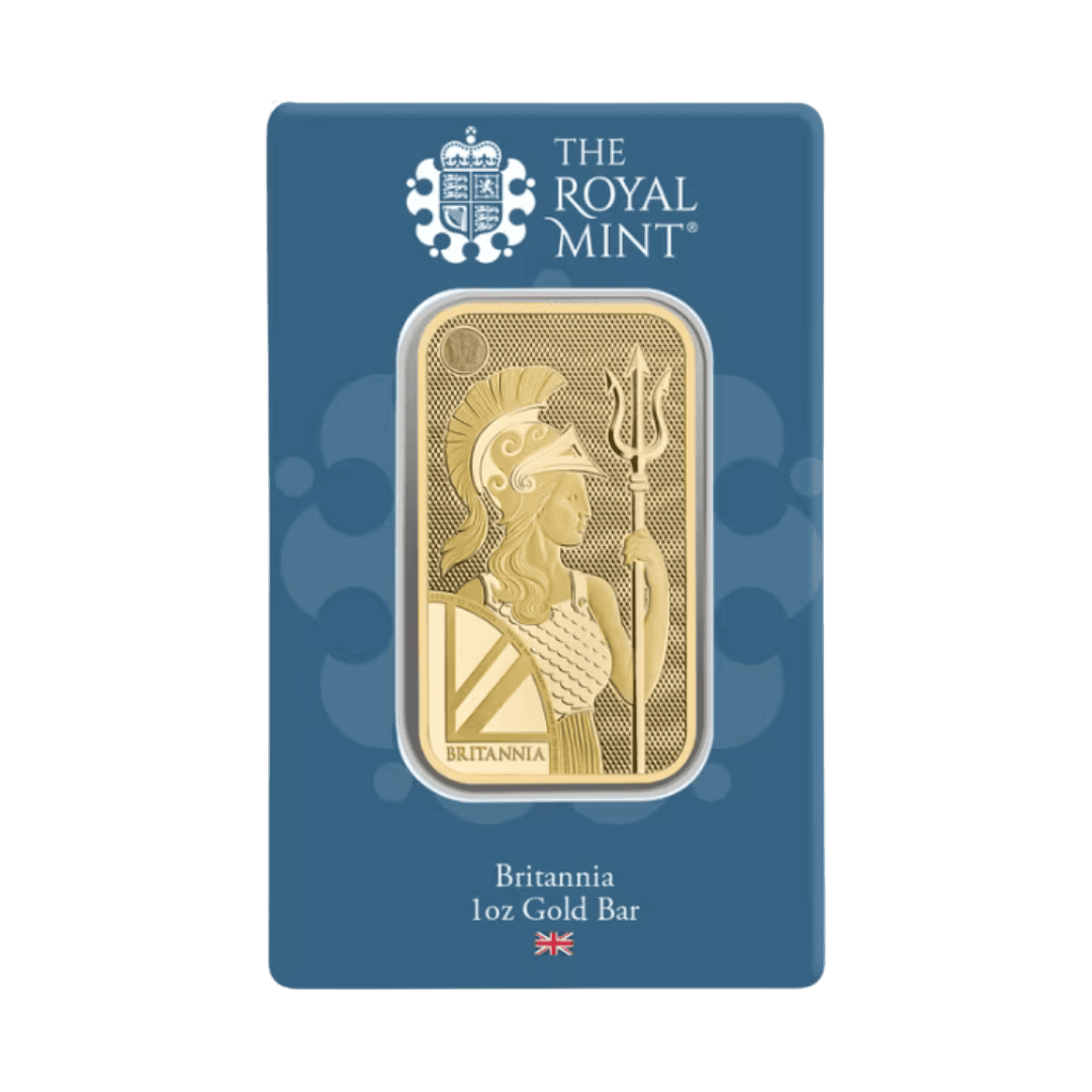 The Royal Mint – Britannia 1 oz Gold Minted Bar (.9999 Fine Gold)