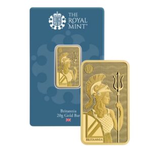 The Royal Mint – Britannia 20 Gram Gold Minted Bar (.9999 Fine Gold)