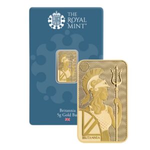 The Royal Mint – Britannia 5 Gram Gold Minted Bar (.9999 Fine Gold)