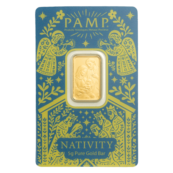 PAMP Suisse The Nativity – 5 Gram Gold Bar (Limited Edition)
